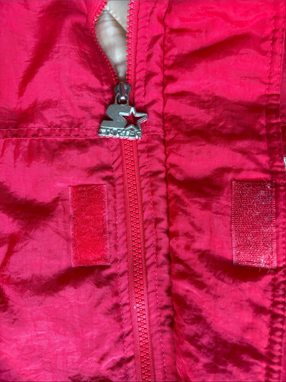 NFL San Francisco 49ers Red and White Mens Puffer Jacket - Picture 6 of 11